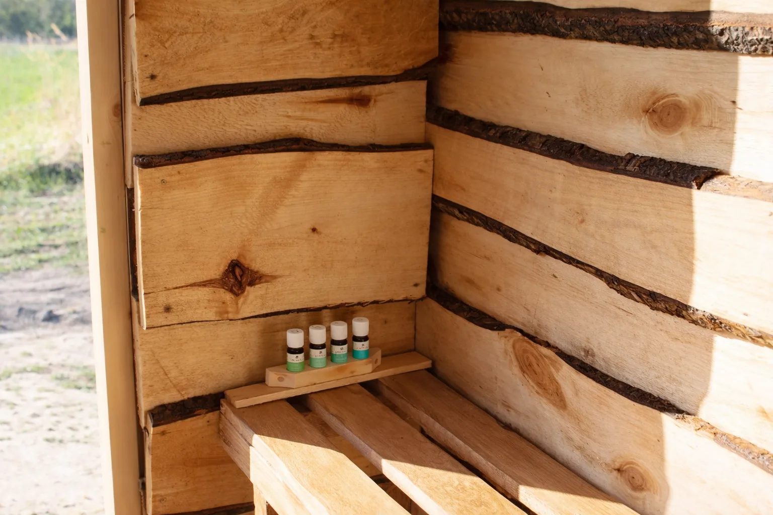 Sauna keris ja puuinterjöör